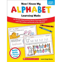 Now I Know My Alphabet Learning Mats - Paperback