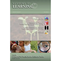 ACADEMY OF LEARNING Your Complete Preschool Lesson Plan Resource - Volume 6 - Spiral