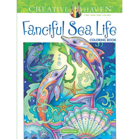 Creative Haven Fanciful Sea Life Coloring Book - Paperback