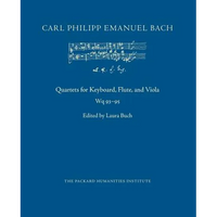 Quartets for Keyboard, Flute, and Viola, Wq 93-95 - Paperback
