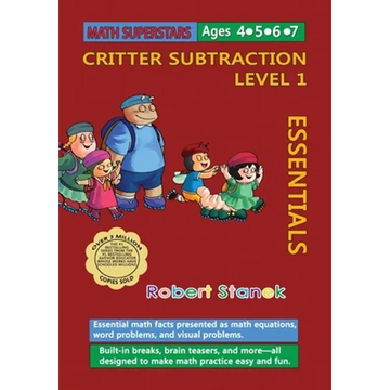 Math Superstars Subtraction Level 1: Essential Math Facts for Ages 4 - 7 - Paperback