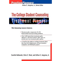 The College Student Counseling Treatment Planner - Paperback