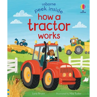 Peek Inside How a Tractor Works - Board Book