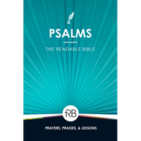 The Readable Bible: Psalms - Paperback