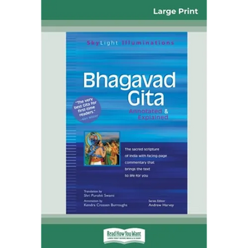Bhagavad Gita: Annotated & Explained (16pt Large Print Edition) - Paperback