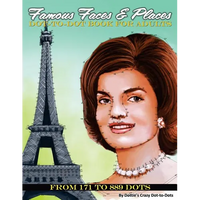 Famous Faces & Places Dot to Dot Book For Adults: From 171 to 889 Dots - Paperback
