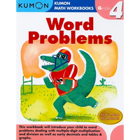 Kumon Grade 4 Word Problems - Paperback