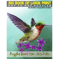 Big Book of Large Print Dot-to-Dots: Puzzles from 198 to 563 Dots - Paperback