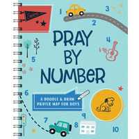 Pray by Number (Boys): A Doodle and Draw Prayer Map for Boys - Spiral