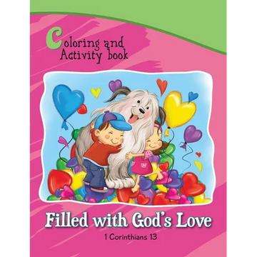 1 Corinthians 13 Coloring and Activity Book Book: Filled with God's Love - Paperback