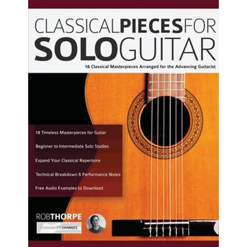 Classical Pieces for Solo Guitar - Paperback