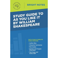 Study Guide to As You Like It by William Shakespeare - Paperback