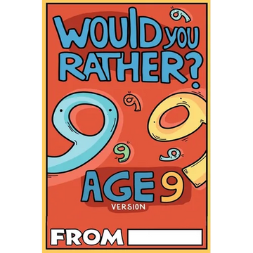 Would You Rather Age 9 Version - Paperback
