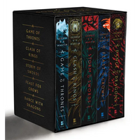 George R. R. Martin's a Game of Thrones 5-Book Boxed Set (Song of Ice and Fire Series): A Game of Thrones, a Clash of Kings, a Storm of Swords, a Feas - Boxed Set