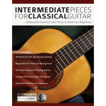 Intermediate Pieces for Classical Guitar - Paperback