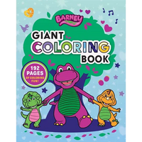 Barney: Giant Coloring Book - Paperback