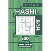Sudoku Hashi - 200 Logic Puzzles 13x13 (Volume 20) - Paperback