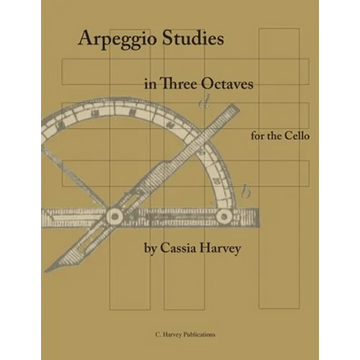 Arpeggio Studies in Three Octaves for the Cello - Paperback