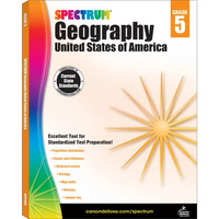 Spectrum Geography, Grade 5: United States of America Volume 95 - Paperback