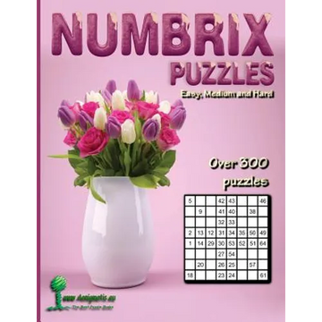 Numbrix Puzzles: Easy, Medium and Hard - Paperback