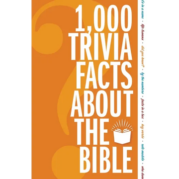 1,000 Trivia Facts about the Bible - Paperback