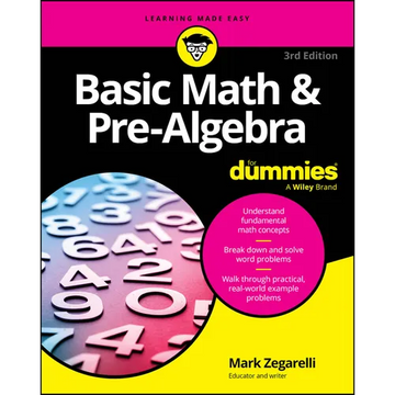 Basic Math & Pre-Algebra for Dummies - Paperback