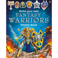 Build Your Own Fantasy Warriors Sticker Book - Paperback