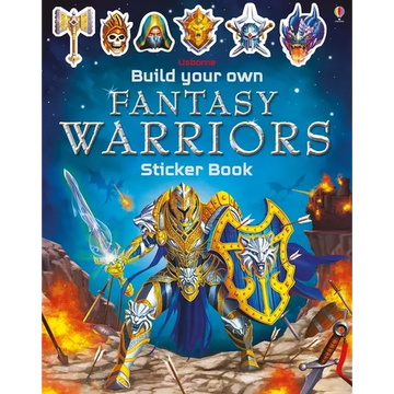 Build Your Own Fantasy Warriors Sticker Book - Paperback