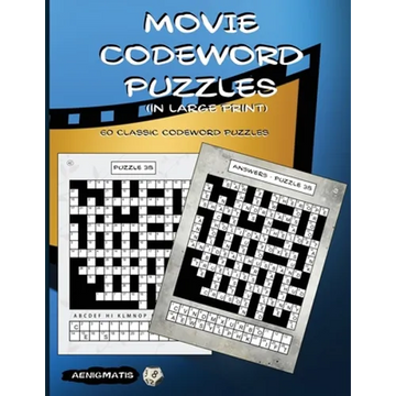Movie Codeword Puzzles (in large print) - Paperback
