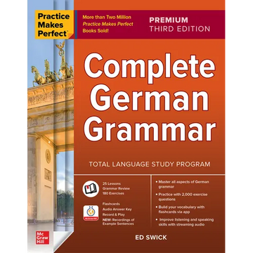Practice Makes Perfect: Complete German Grammar, Premium Third Edition - Paperback