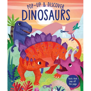 Pop-Up and Discover: Dinosaurs - Board Book