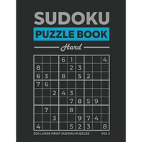 Sudoku Puzzle Book 300 Hard - Paperback