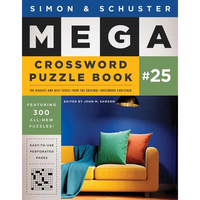 Simon & Schuster Mega Crossword Puzzle Book #25 - Paperback