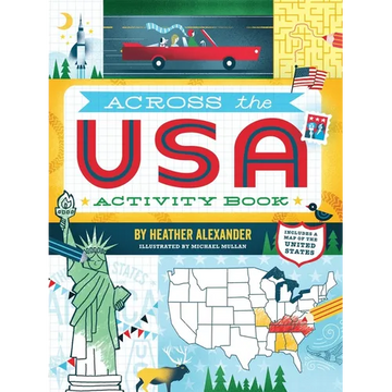 Across the USA Activity Book - Paperback