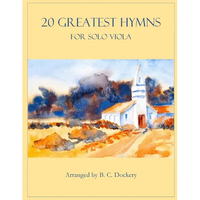 20 Greatest Hymns for Solo Viola - Paperback