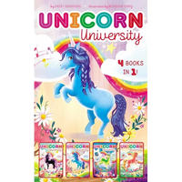 Unicorn University 4 Books in 1!: Twilight, Say Cheese!; Sapphire's Special Power; Shamrock's Seaside Sleepover; Comet's Big Win - Hardcover
