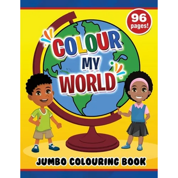 Colour My World Jumbo Colouring Book - Paperback