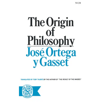 The Origin of Philosophy - Paperback