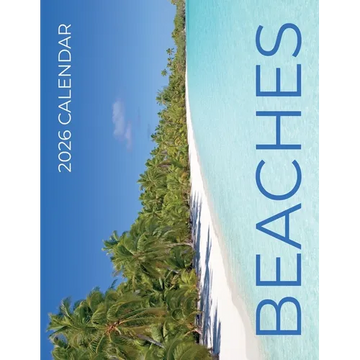 Beaches Calendar 2026 - Paperback