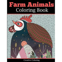 Farm Animals Coloring Book for Adults - Paperback