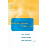 Methods for Assessing Children's Syntax - Paperback
