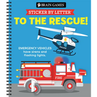 Brain Games - Sticker by Letter: To the Rescue - Spiral
