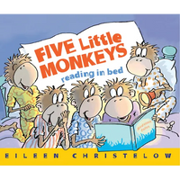 Five Little Monkeys Reading in Bed - Paperback