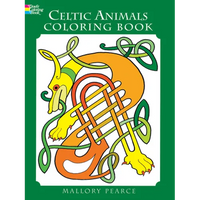 Celtic Animals Coloring Book - Paperback