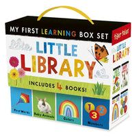 My First Learning Box Set: Little Library: First Words; Baby Animals; Colors; Numbers - Hardcover