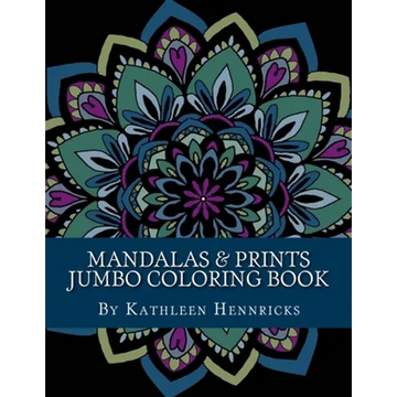 Mandalas & Prints Jumbo Coloring Book - Paperback