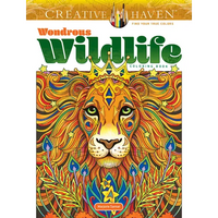 Creative Haven Wondrous Wildlife Coloring Book - Paperback