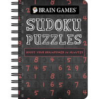 Brain Games - To Go - Sudoku Puzzles (Chalkboard): Boost Your Brainpower in Minutes - Spiral
