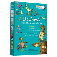 Dr. Seuss Bright & Early Book Boxed Set Collection: The Foot Book; Marvin K. Mooney Will You Please Go Now!; Mr. Brown Can Moo! Can You?, the Shape of - Hardcover