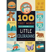 100 First Words for Little Coloradans - Board Book